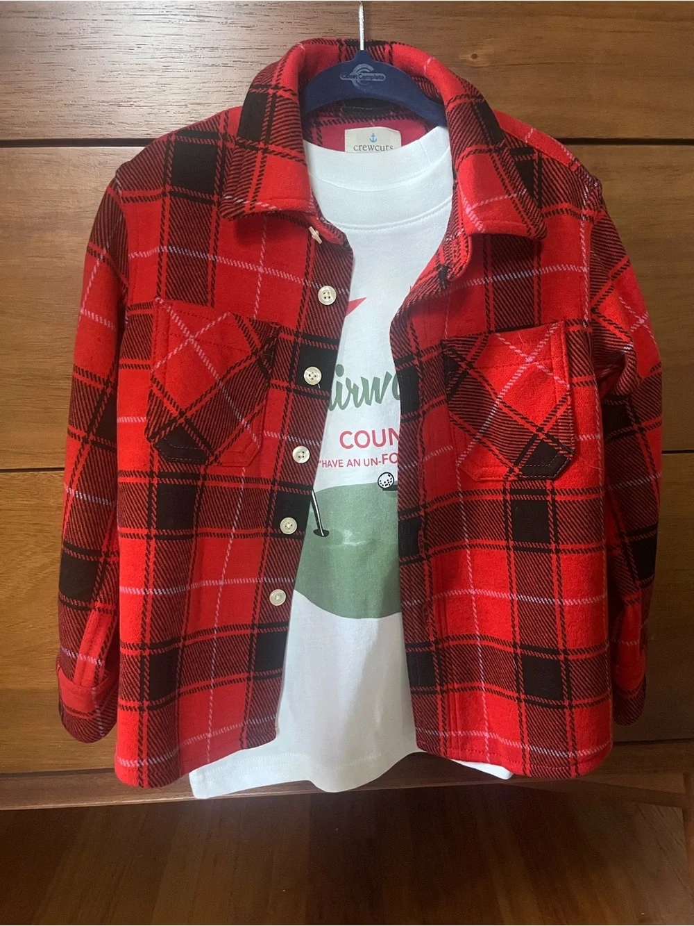 NWT JCrew Crewcuts Flannel Shacket